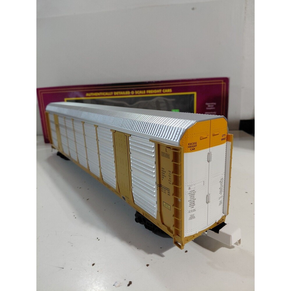 MTH 20-95151 O Gauge Model Railroad CSX Closed Auto Carrier Rack Car w/Box - Picture 4 of 12